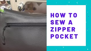 Sewing: Zipper Pockets (Tutorial)