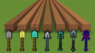 Which shovel dig faster in Minecraft?