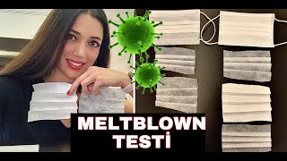 MELTBLOWN MASKE TESTİ!!! 😷 MELTBLOWN MASKE İLE STANDART MASKE ARASINDAKİ FARK !!!