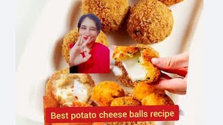 make tasty potato cheese balls with this recipe آلو کے چیز بالز بہترین ترکیب