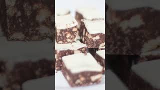 No Bake Chocolate Fudge Bars #shorts