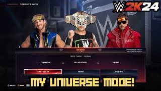 WWE 2K24 - My Universe Mode (Setup & Breakdown)