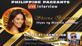 Hiyas Ng Misamis Oriental Sheena Balansag - LIve Interview with Admin Sam