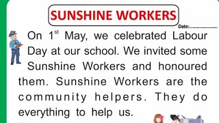 SUNSHINE WORKERS 2024 CLASS 6 7 8 ENGLISH WORK BOOK PUNJAB BOARD MISSION SAMARTH