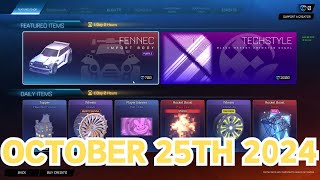 Rocket League ITEM SHOP Daily #24 (25th October 2024) Bugatti Centodieci is Back!