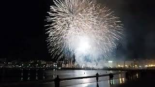 Aste Nagusia 2022. Fuegos artificiales. Pirotecnia Martí de Castellón.