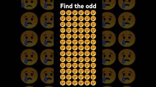 find the odd emoji#shorts video#YouTube shorts#brain quiz#crazy brain