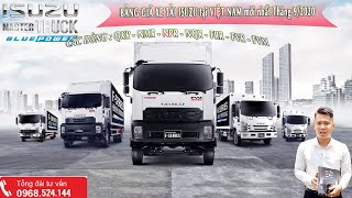 Bảng Giá Xe Tải Isuzu tại Việt Nam mới nhất 09/2020 vừa cập nhật tại Kênh Xe Tải Hay | ☎️ 0968524144