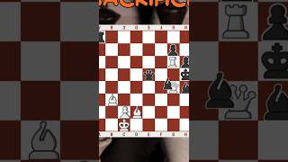 Brilliant Queen and Rook Sacrifice #chess