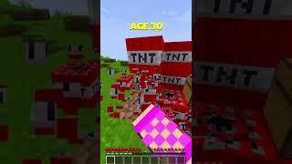 Minecraft How To Escape Crazy Traps At Every Age😶(INSANE)😍 #minecraft #shorts