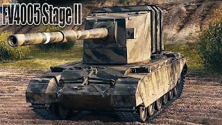 FV4005 Stage II карта Энск-Встречка, 11K dmg, 7 kills. WoT 1.8.0. 2К VIDEO.