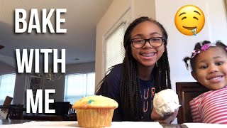 BAKE WITH ME!// Ft. My Little Sister