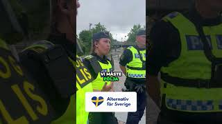 Polisen anmäler AFS partiledare inför EU-valet – får svar på tal