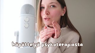 ASMR suomi | Höpöttelyä psykoterapiasta ja syksystä 🍁