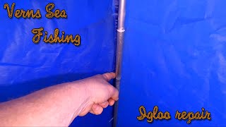 VERNS SEA FISHING | REPAIRS TO IGLOO BEACH SHELTER