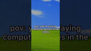 playing computer games in the 2000s #nostalgia #childhood #childhoodmemories  #2000s