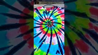 Cool Tie Dye Spiral #shorts #tiedye