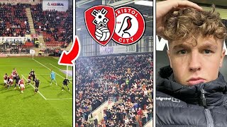 95th MINUTE AWAY LIMBS *VLOG* Rotherham vs Bristol City