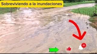 Crecida del Río en el Campo: Impacto y Cambios.