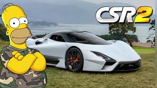 【CSR2】SSC Tuatara, shift & tune for 6.960 《white》