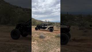 Pedal to the floor!!  2023 CanAm X3 RS Turbo RR #x3 #polaris #offroading #utv