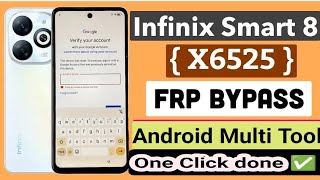 Infinix Smart 8 HD FRP Bypass Android 13 | New Trick | Infinix (X6525) Google Account Bypass No Pc |