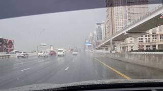 Beautiful shower over Dubai