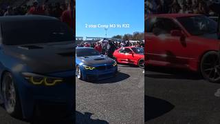 BMW m3 vs R32 #nissan #bmw #car #shorts #auto #new #bmwm3 #m3 #r32 #gtr #2step #carshow #viral #yt