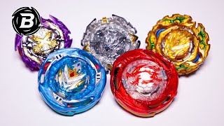 All Takara Tomy Beyblade B-202 Random Booster Pack Tournament | ASMR | Blade Stadium