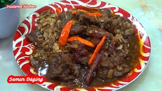 Resep Semur daging gurih empuk untuk Acara Hajatan atau Hari Raya / cara memasak semur daging