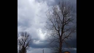 #ROMANIA.#Spring 2023.  Black storm #clouds at Comana - 7April 2023 by Marilena Dumitriu