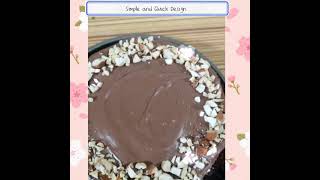 Chocolate Dry Fruit Cake 😋 Easy cake decoration #shorts #ytshorts