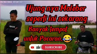 VLOG BIKE Ujung MALEBER lewat Warudoyong Cikalongkulon.. tempat yang aman...🙏