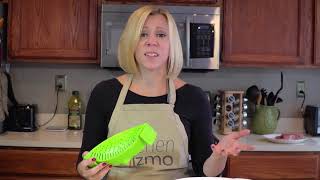 Kitchen Gizmo Snap N Strain Strainer Clip On Silicone Colander Fits all Pots and Bowls Lime Green