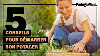 Démarrer votre jardin potager en 5 étapes faciles