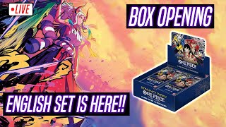 *LIVE* The Hunt for Manga Shanks Begins!  Opening OP01 Romance Dawn from the One Piece TCG