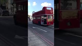 Amazing Classic route master bus. number plate WLT 450