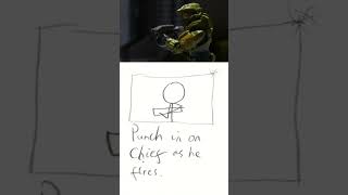 Part 2 Storyboard vs Animation - Floodgate Firefight #shorts #halo #megaconstrux