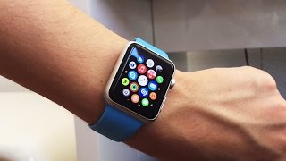 Apple Watch Sport 42mm Blue - (Deutsch) Hearth Rate - Hands On / Test / Review (160mm Wrist/Umfang)