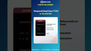 Temporal Dead Zone (TDZ) in JavaScript! #css #html #js #ai #ml #webdev #javascript #dataanalysis