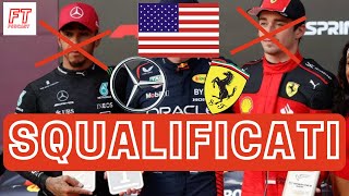 Leclerc ed Hamilton squalificati al GP Stati Uniti: ecco perché