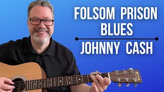 Learn how to strum like Johnny Cash - Folsom Prison Blues Guitar Lesson