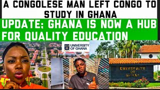 A CONGOLESE MAN LEFT CONGO TO STUDY IN GHANA 🇬🇭 ACCORDING TO HIM GHANA IS ANOTHER WORLD