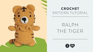 Red Heart Amigurumi How to Crochet Ralph the Tiger