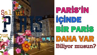 PARİS'TE NE MEŞHUR BİR PARİS ULAŞIM KOLAY VE AKŞAMLARI YİYECEK ÇOK ROMANTİK CAFE DOLU