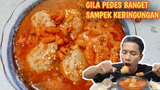 MUKBANG BAKSO KUAH SUPER PEDAS + MAKRONI PEDASS