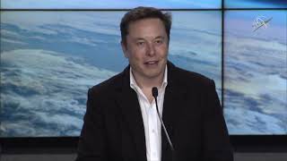 Elon Musk & NASA/SpaceX DM1 - Post Launch Press Conference