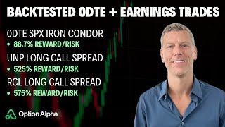 3 Backtested 0DTE & Earnings Trades