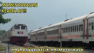 DAPAT MOMEN PAPASAN!! Berburu Kereta Api singkat di Persawahan Sukosari dan JPL 136 Madiun