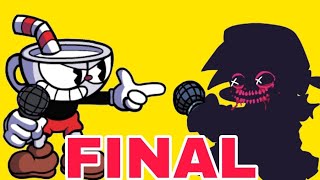 Friday Night Funkin' Corruption Mod Cuphead Vs Evil Boyfriend FINAL (Good Ending)